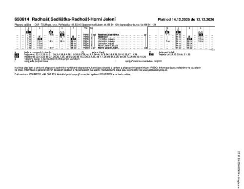 0650614 - Radhošť, Sedlíšťka - Radhošt - Horní Jelení