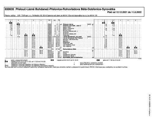 650635 - Přelouč-Lázně Bohdaneč-Přelovice-Rohovládova Bělá-Dobřenice-Syrovátka